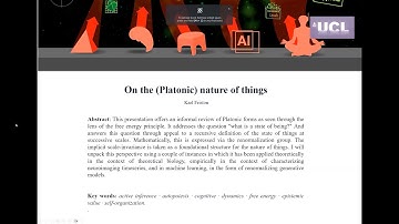 "On the (Platonic) Nature of Things" by Karl Friston