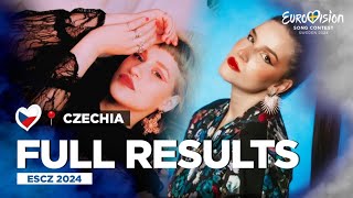 🇨🇿 ESCZ 2024: FULL RESULTS (International Votes & Czech Votes) l Czechia Eurovision 2024