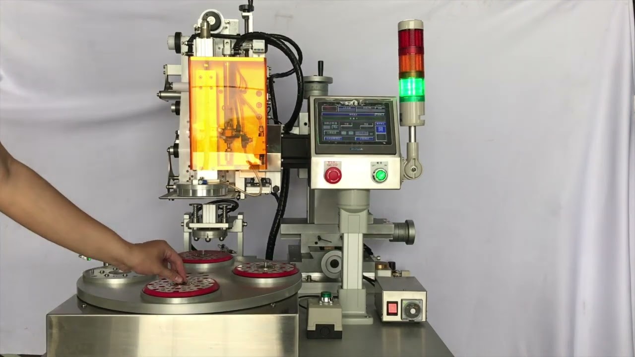 Sander Backing Pad Labeler/ Semi Auto Labeler/ Turning Table Type Labeler