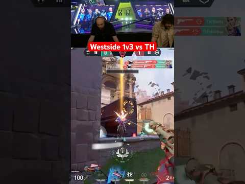 GX Westside 1v3 Clutch vs. Heretics #shorts #vct #valorantclips