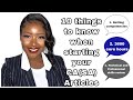 10 Things to KNOW when starting your CA(SA) articles || Journey to CA(SA)