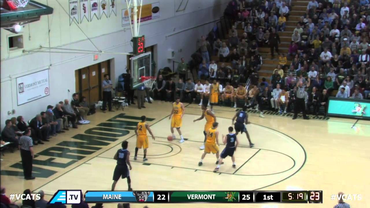 Maine Men's Basketball at Vermont 2/3/16 YouTube