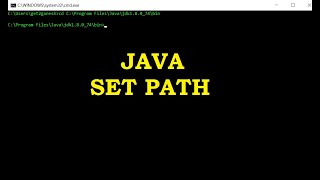 01 Setpath | CORE JAVA in Tamil | C3Tech Academy