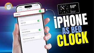 How to Use iPhone As a Bed Clock/Calendar | Enable The Bedside Clock Mode on iPhone screenshot 4