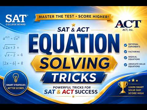 4 Equation Tricks You MUST Know for SAT & ACT Math