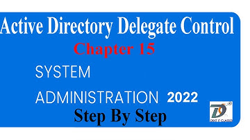 How to Delegate Control in Active Directory 2022 | Active Directory Delegation Wizard Configuration