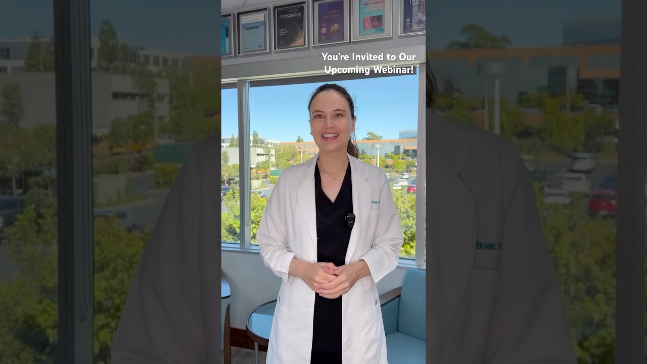 Banner for Register for Dr. Monica Boen’s upcoming webinar by clicking the link in our bio on IG!