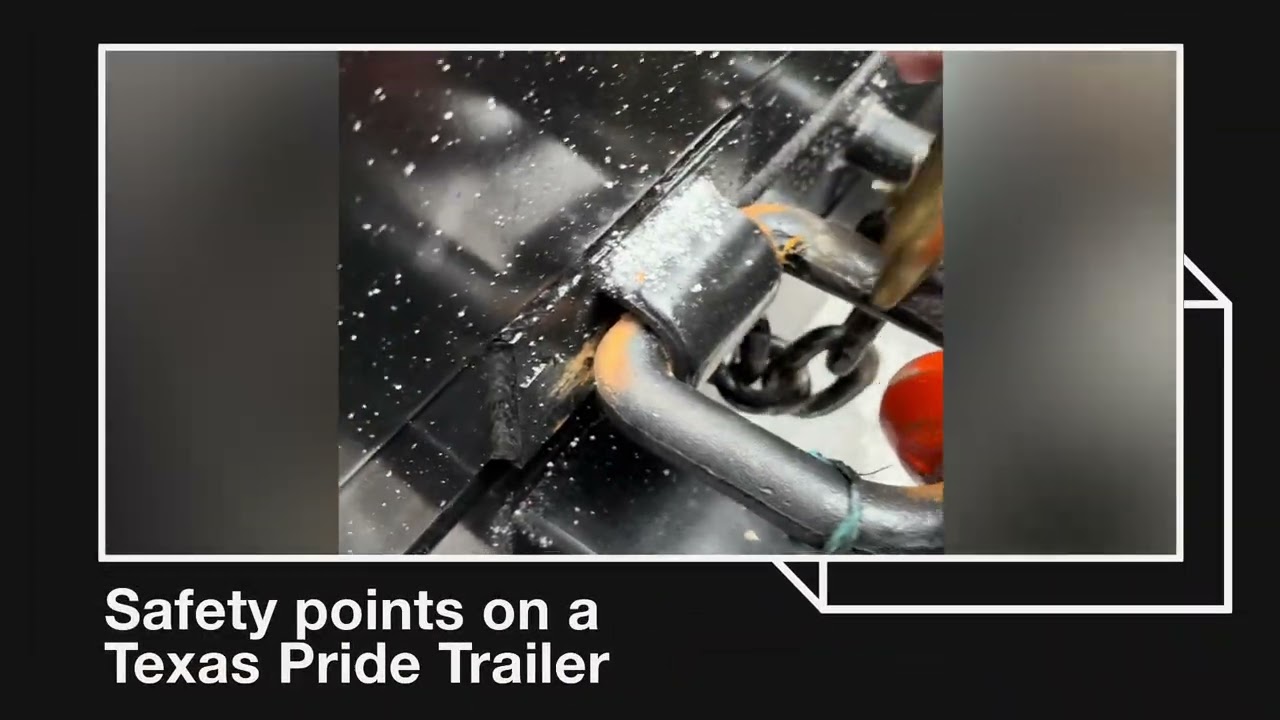 Texas Pride Roll Off Trailer Dumpster Safety Points