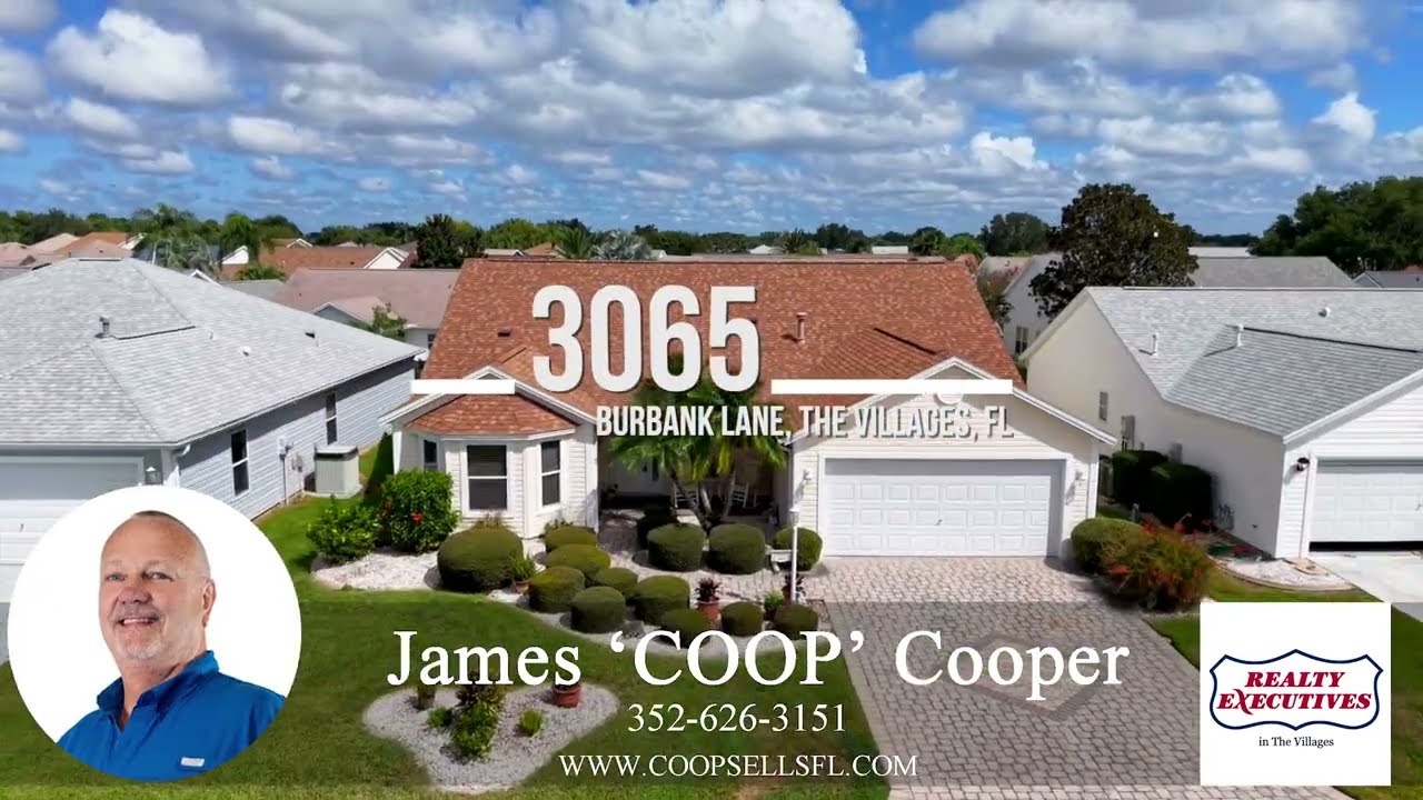 Cypress Model Home | 3 Bed, 2 Bath | Village of Glenbrook | The Villages, FL Real Estate