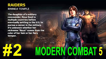 Modern Combat 5: Blackout Android Walkthrough - Gameplay Part 02 - Mission Raiders Rinnoji Temple