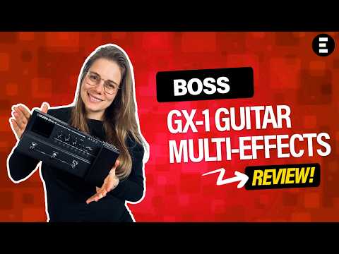 BOSS GX-1 GUITAR MULTI-EFFECTS Visor a Cores | EGITANA.pt
