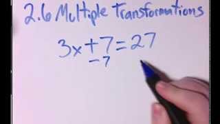 Multiple Transformations