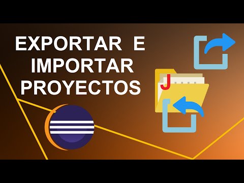Exporting and importing projects in Eclipse