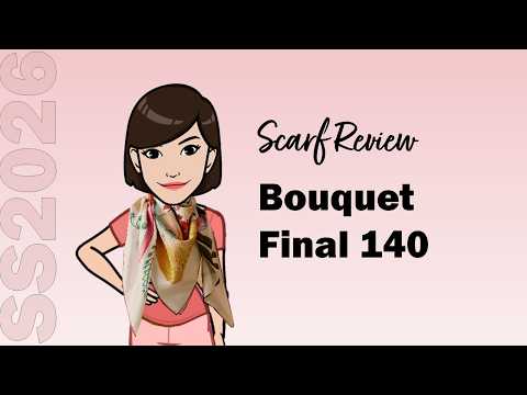 Hermès Spring Summer 2026 Scarf Review: Bouquet Final 140 by Katie