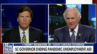 Governor McMaster on Tucker Carlson Tonight 5/10/21
