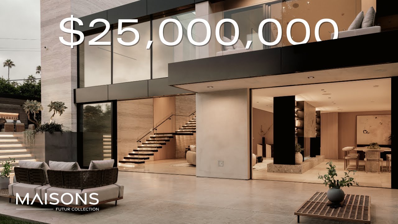 Inside L.A.'s $25 Million Architectural Masterpiece | Luxury Home Tour
