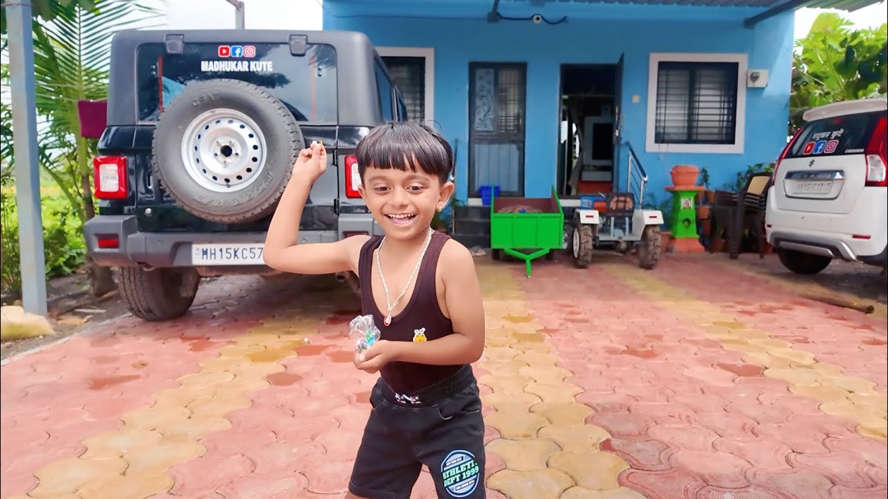 आपटी बॉ@म्ब जोरात वाजला 🫢