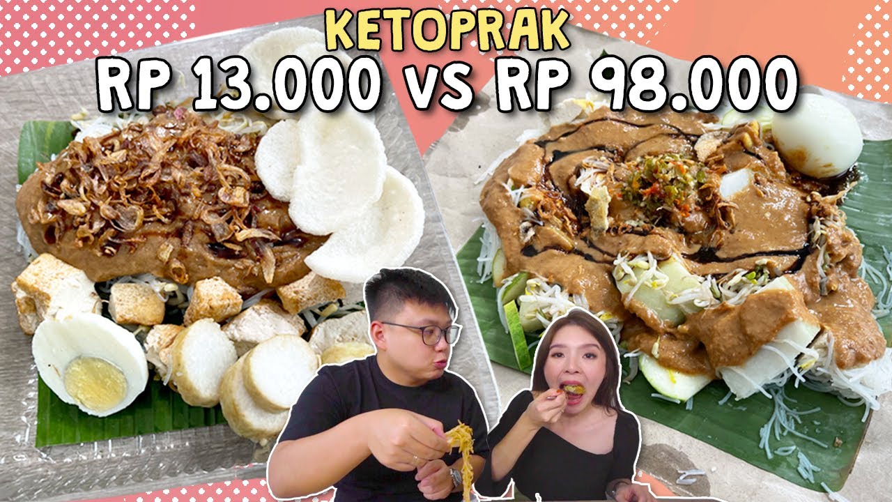 KETOPRAK RP 13.000 Vs Rp 98.000 !! Mahal Vs Murah