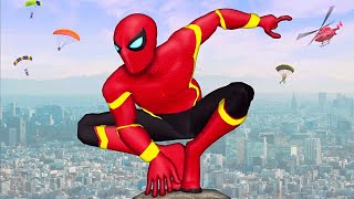 Flying Spider Robot Rope Hero Crime City Miami Rope Hero Android Gameplay screenshot 2