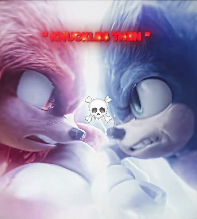 knuckles now vs knuckles then.. #shorts #sonic #knuckles #edit