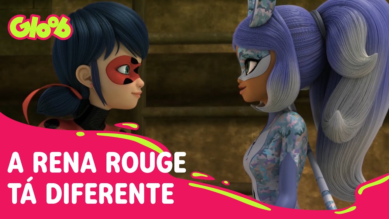 CENA DE LASTIMADOR (ROCKETEAR) COM RENA FURTIVE (BLUE) | MIRACULOUS 4ª TEMPORADA | Mundo Gloob