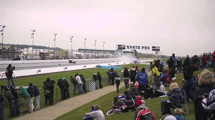 Santa Pod Crash - Graham Ellis - 21st September 2013