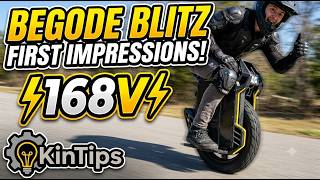 First Impressions Begode Blitz 168V PRO EUC Electric Unicycle