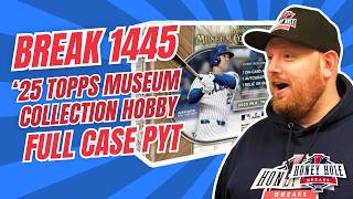 INSANE CASE!!! FULL CASE 2025 Topps Museum Collection Baseball Hobby - 8-Box PYT Break #1445