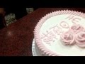乙級烘焙教學-玫瑰花裝飾蛋糕