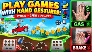 Python OpenCV Project Control a Game Using Hand Gestures (Computer Vision)