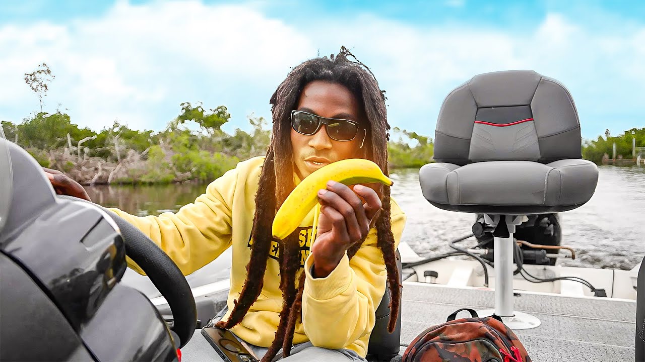 Banana On a Boat Challenge (THE HOOD WAY)
