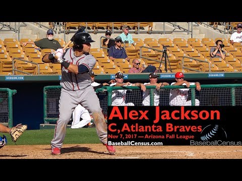 Alex Jackson, C, Atlanta Braves — November 7, 2017 (AFL)