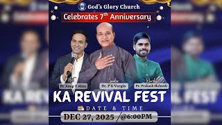 Download Lagu KA Revival Fest || Dr. P G Vargis || Pr. Prakash Halmidi || Pr. Anup T Alias || God's Glory Church MP3