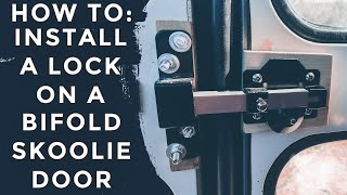 BIFOLD BUS DOOR LOCK  OUR SOLUTION  Speakeasy Skoolie