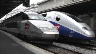 Trains At Paris Gare De Lest