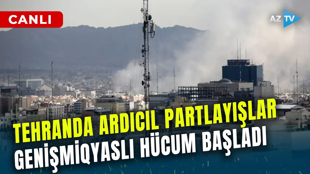 SON DƏQİQƏ! İranın bu ərazilərinə DAYANMADAN ZƏRBƏLƏR ENDİRİLİR: 100-lərlə insan həlak olub