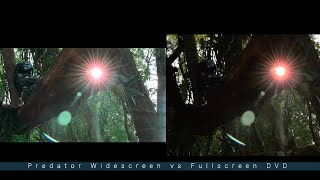 Yautja Injured Scene Predator 1987 Widescreen Vs Fullscreen Dvd