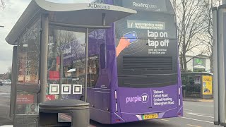 Reading buses New Purple 17 to Wokingham Road