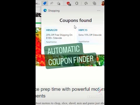 Automatic Coupon Finder #shorts