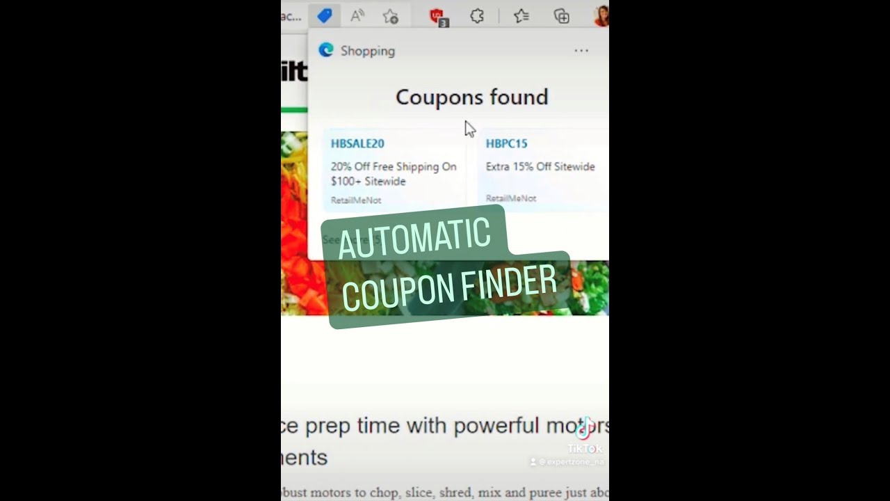 Automatic Coupon Finder shorts YouTube