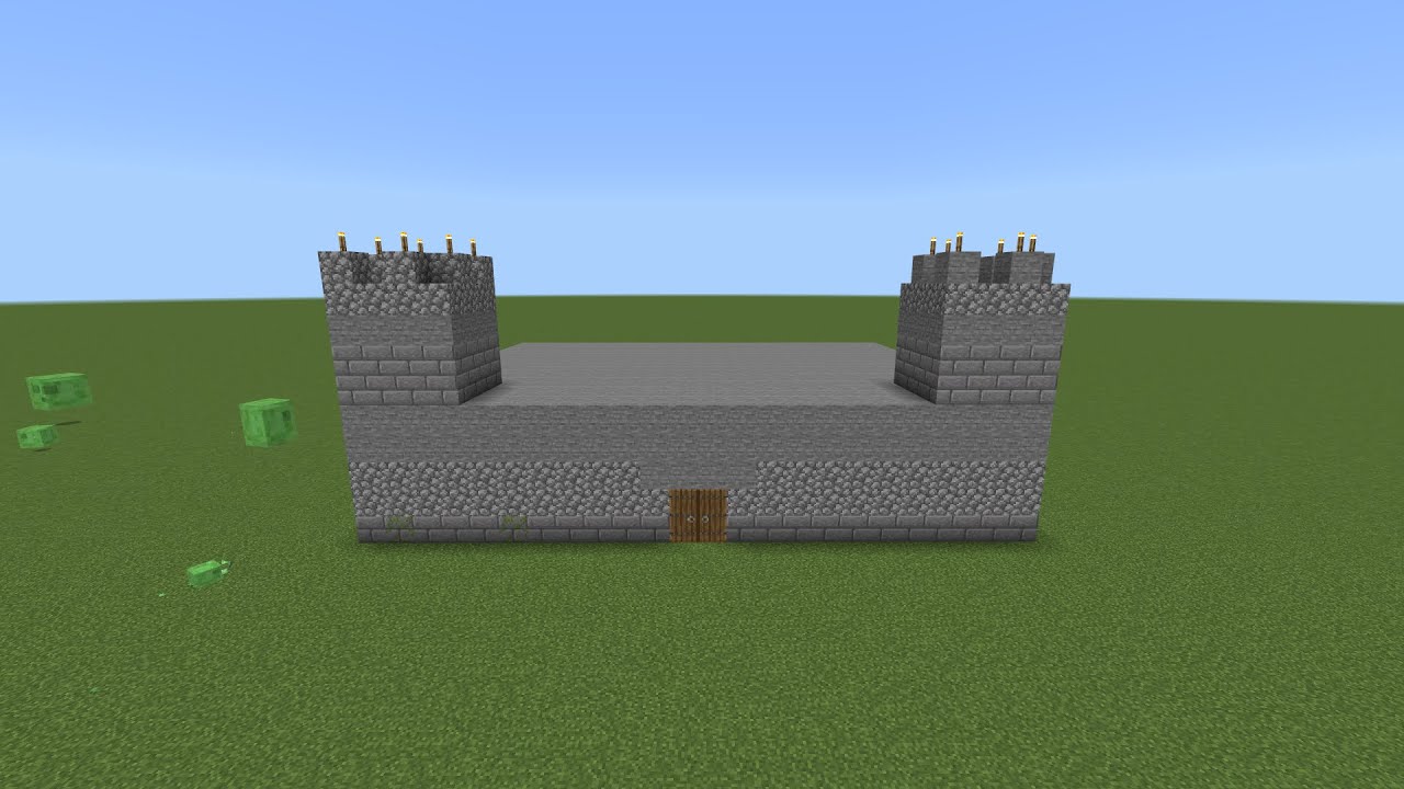 Minecraft how to build Castle! - YouTube