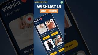 ReWear Shopping App Wishlist UI ❤️ Jetpack Compose #Shorts