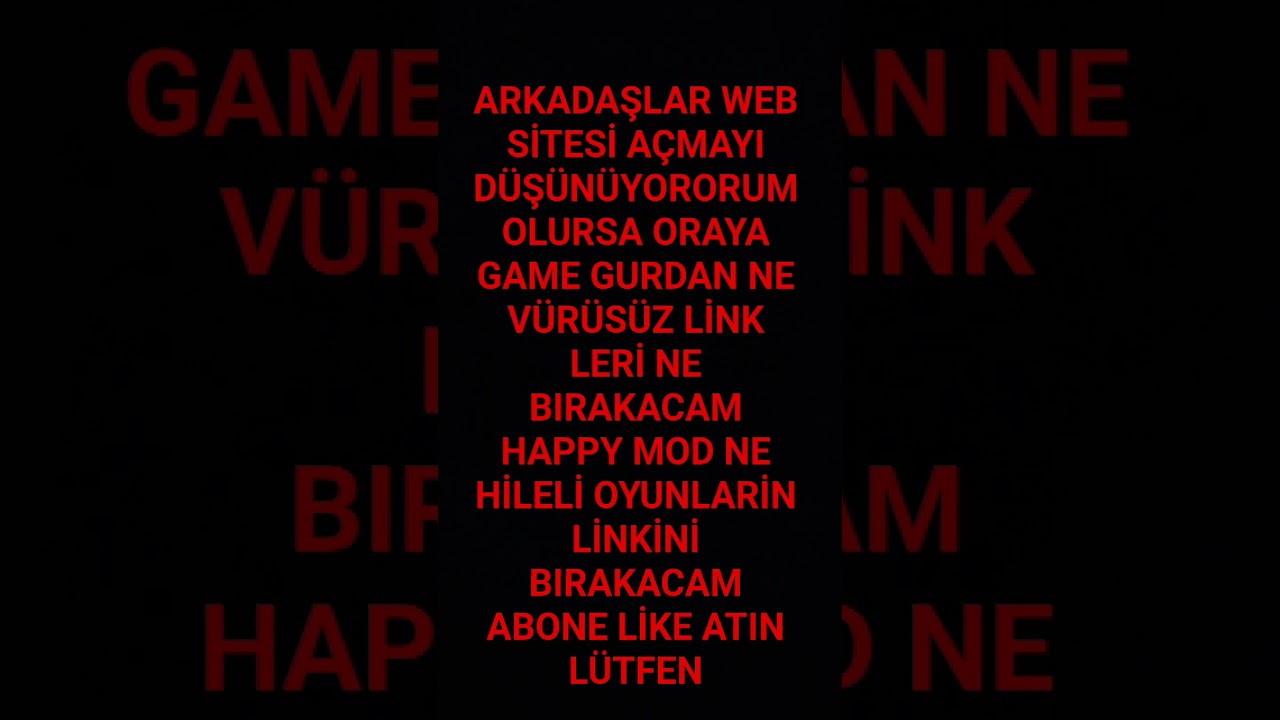 GAME GURDAN nasıl kurulur onun videosuda gelcek
