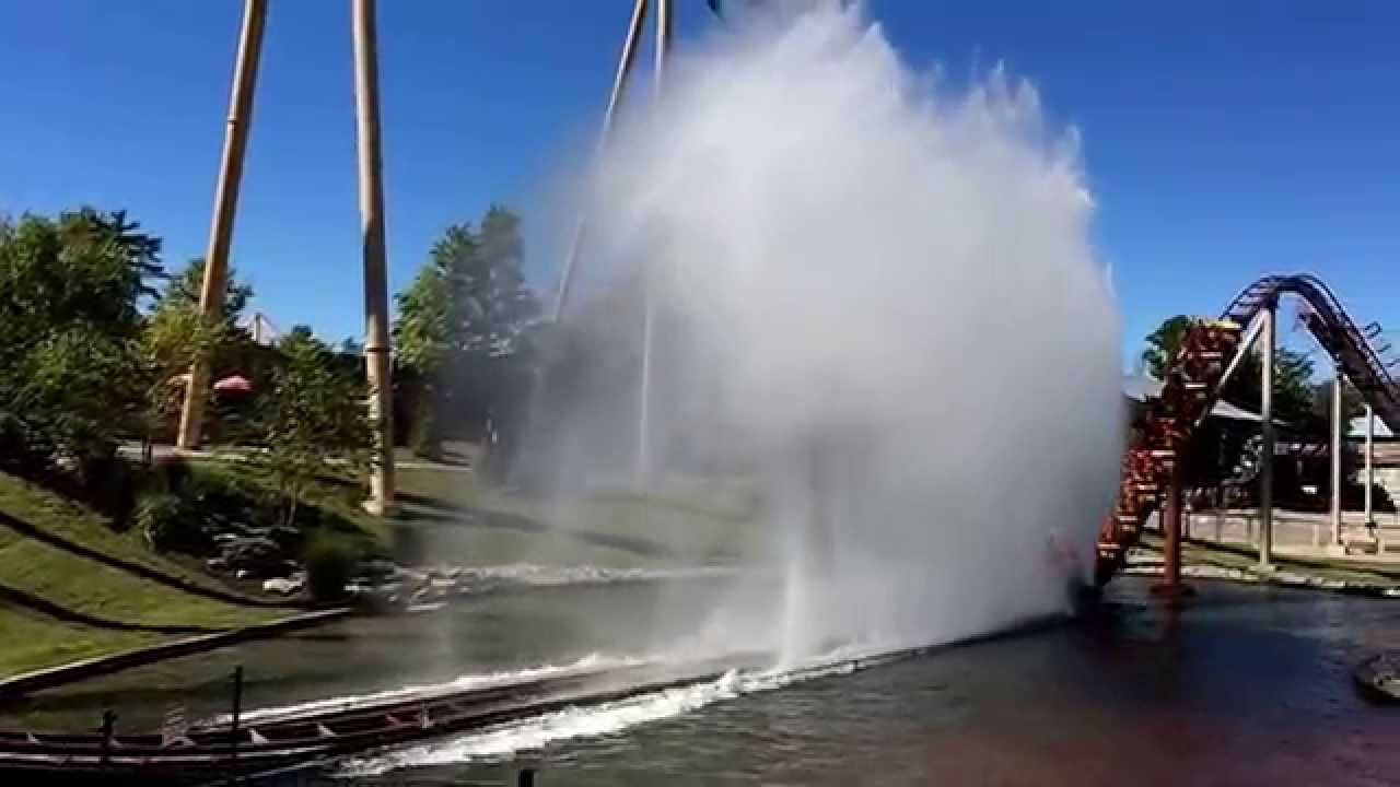 Kings Island Roller Coaster In Slow Mo YouTube