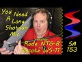 You Need A Long Shotgun Mic - Rode NTG-8 and Rycote WS-11 - Sound Speeds