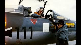 Luftwaffe General Johannes Steinhoff In 1965 Chatting With An F-104 Pilot Before Take-off Germany