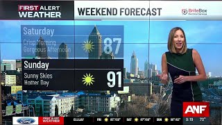 First Alert Forecast: Gorgeous Weekend Ahead, Major Heat Returns Next Week