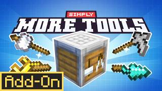 SIMPLY MORE TOOLS ADDON Adds Gradient Tools To Minecraft Bedrock Building!