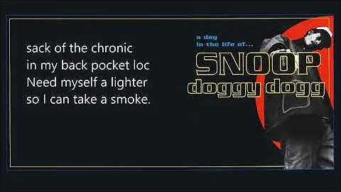 Snoop Doggy Dogg  - tha Shiznit (karaoke)