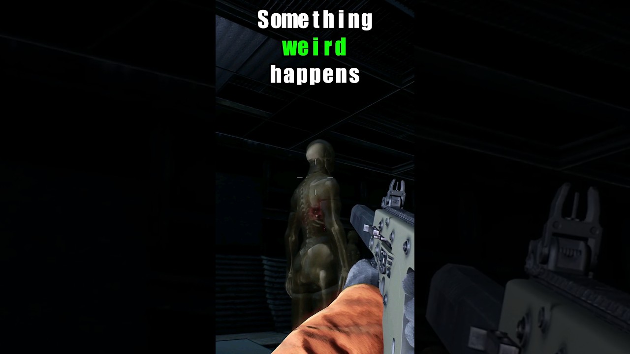 Blink and you will miss the weird headshot 